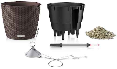 NIDO Cottage Mocha Planters as Full Set